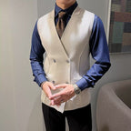 Autumn Winter Knitted Vest - Versatile Layering Essential