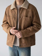 Shearling Suede Jacket