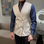 Autumn Winter Knitted Vest - Versatile Layering Essential