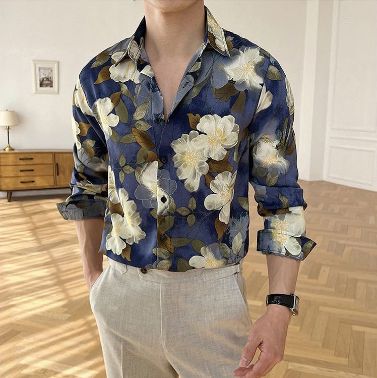 Men's Premium Artistic Print Shirt