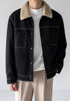 Shearling Suede Jacket