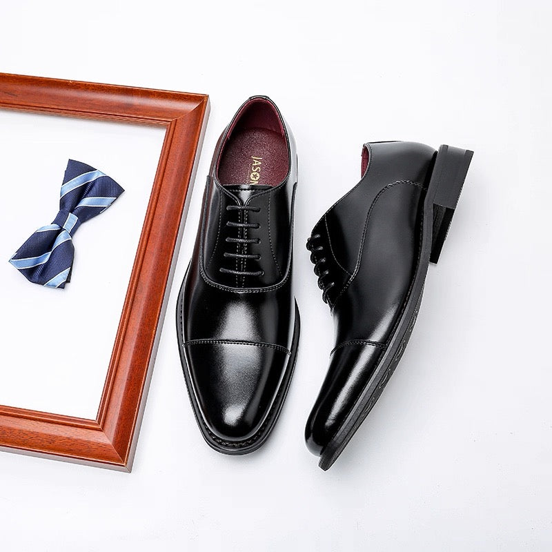 Oxford Lace-Up Leather Shoes