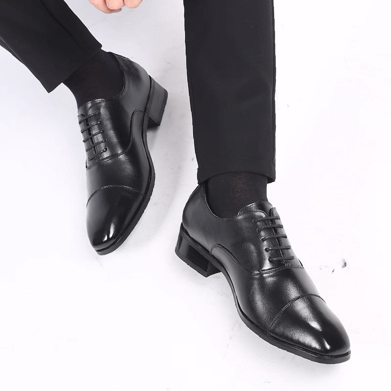 Oxford Lace-Up Leather Shoes