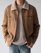 Shearling Suede Jacket