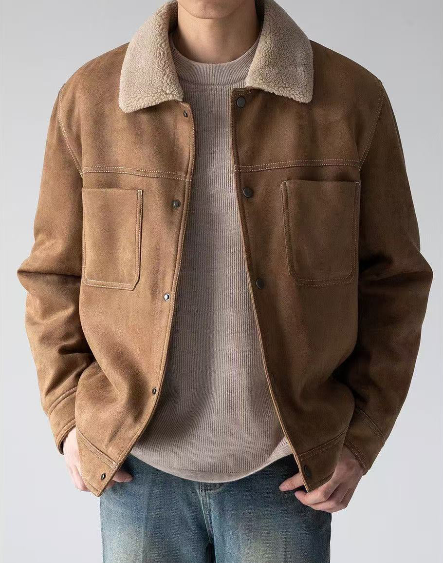Shearling Suede Jacket