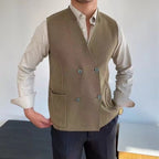 Autumn Winter Knitted Vest - Versatile Layering Essential