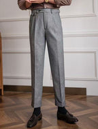 Autumn/Winter Wool Straight Suit Pants
