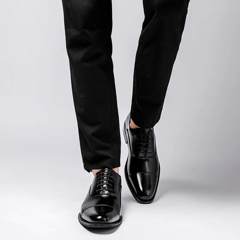 Oxford Lace-Up Leather Shoes