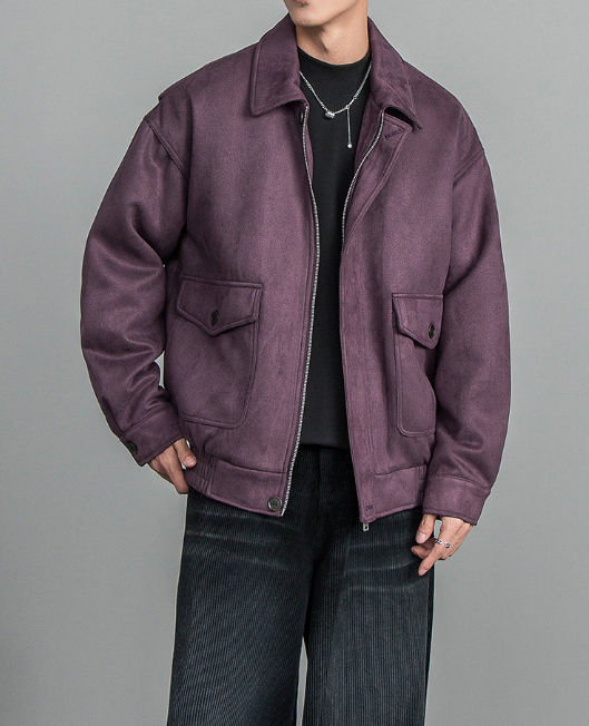 Vintage Lapel Workwear Jacket