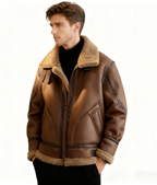 Lamb Shearling Suede Jacket