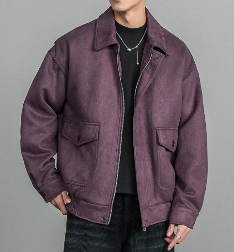 Vintage Lapel Workwear Jacket