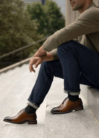 British Oxford Leather Dress Shoes — Men’s Business & Wedding Shoes