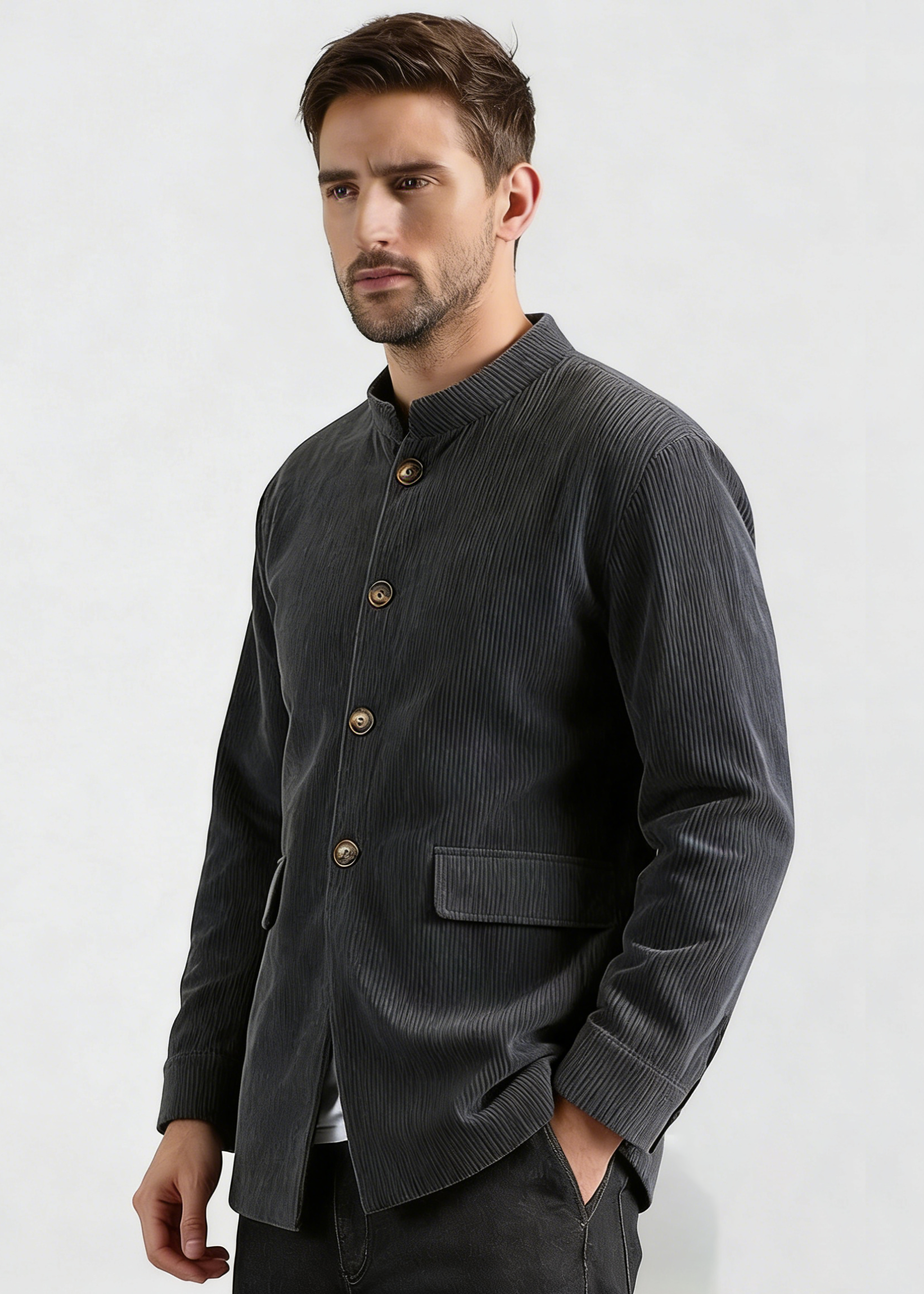 Men's Retro Corduroy Jacket - Vintage Smart-Casual Blazer